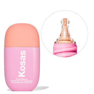 Kosas DreamBeam SPF 40 Mineral Sunscreen for Face + Makeup Prep – Lightweight Hydrating Sun Protection, 40 ml KosasBuy Supplements Australia