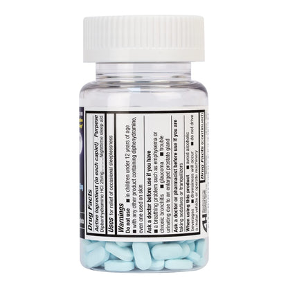 HealthA2Z® Sleep Aid, Diphenhydramine HCl 25mg, Regular Strength 200 Caplets