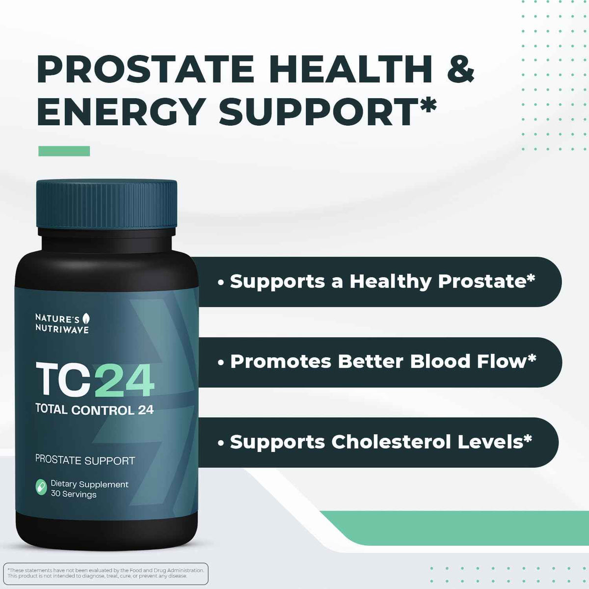 TC24 - Natural Supplement with Myrciaria Jaboticab, Lipophytol, Pygeum Africanum Extract & Boron - Non-GMO, Stimulant-Free, Easy-to-Take - Made in USA, GMP-Certified - 60 Capsules, 1 Month Supply