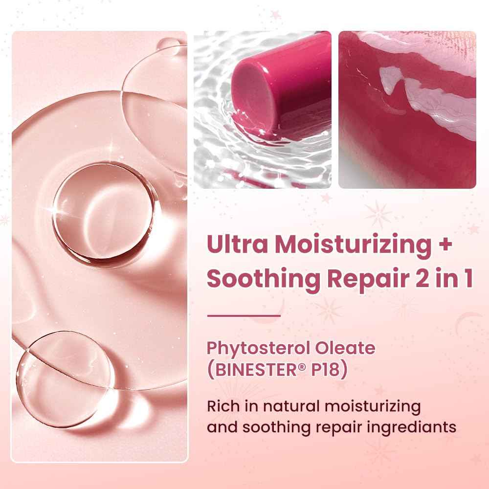 CATKIN Glossy Lip Balm Ultra Hydating Glow Lip Tinted Jelly Plump Melting Balm Shea Butter Repair Soothing For Dry Lips Dewy Finished 0.12 oz C05 SUNFLOWER