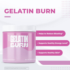 Nature’s NutriWave Gelatin Burn – Natural Powder Supplement with Vitamins, Minerals & Botanical Extracts – Non-GMO, Easy to Mix, USA Made – 2.65Oz, 75g, 30 Servings, 3 Month Supply Nature’s NutriWaveBuy Supplements Australia