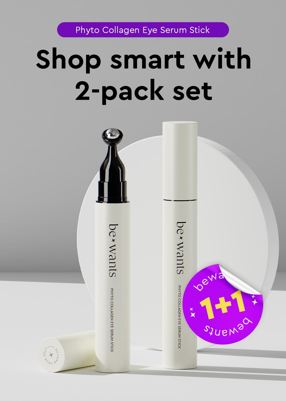 bewants Phyto Collagen Eye Serum Stick - 61% Bamboo Water (2 Pack)