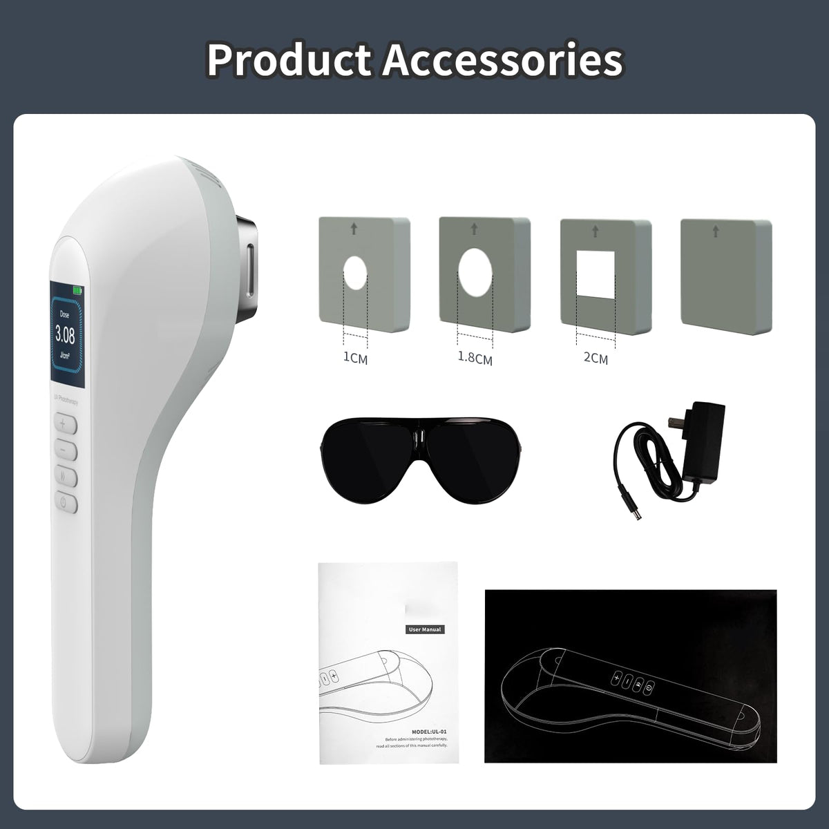 HaSoCare Phototharepy Light, UV Light for Home Use