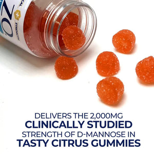 AZO D Mannose Urinary Tract Health Gummies, 40 Count, Clinical Strength 2000mg, Helps Cleanse, Flush & Protect, No.1 Pharmacist Recommended Brand, Vegan Tangy Citrus Blast Flavor, Non-GMO, Gluten Free AZOBuy Supplements Australia
