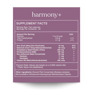 reset wellness Harmony+ | Vitex, DIM, Soy Isoflavones, Methylfolate & Selenium | Supports Women’s Hormonal Balance, Cycle Regulation & Mood Stability | 60 Capsules reset wellnessBuy Supplements Australia