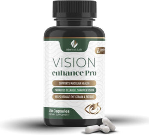 Vision Enhance Pro Eye Wellness Supplement with Lutein, Zeaxanthin & Botanical Extracts - Supports Daily Eye Wellness & Visual Comfort - 60-Day Supply