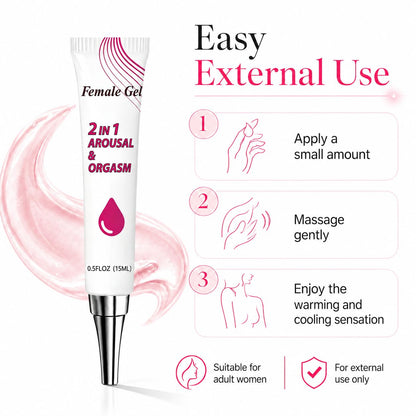 Fast Orgasmic Gel for Women, Female Arousal Formula