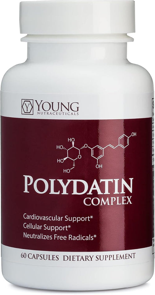 Mirica YoungNutra Polydatin Complex with Resveratrol- High Absorption - 60 Capsules