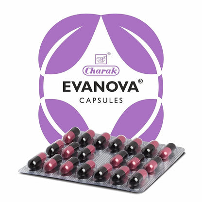 Ifra Charak Pharma Evanova Capsule for relief in menopausal complaints like hot flashes