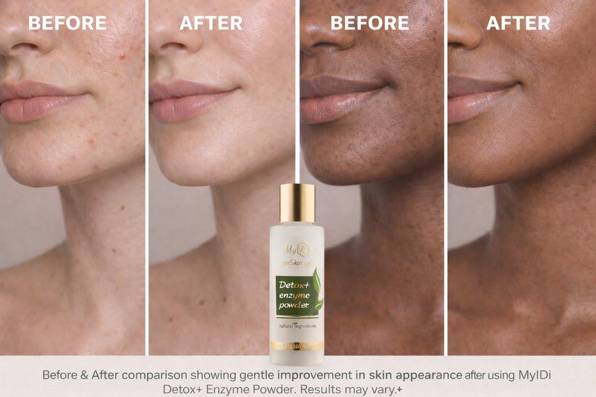 MyIDi Enzyme Exfoliating Cleanser – Powder-to-Foam Facial Wash (60g)