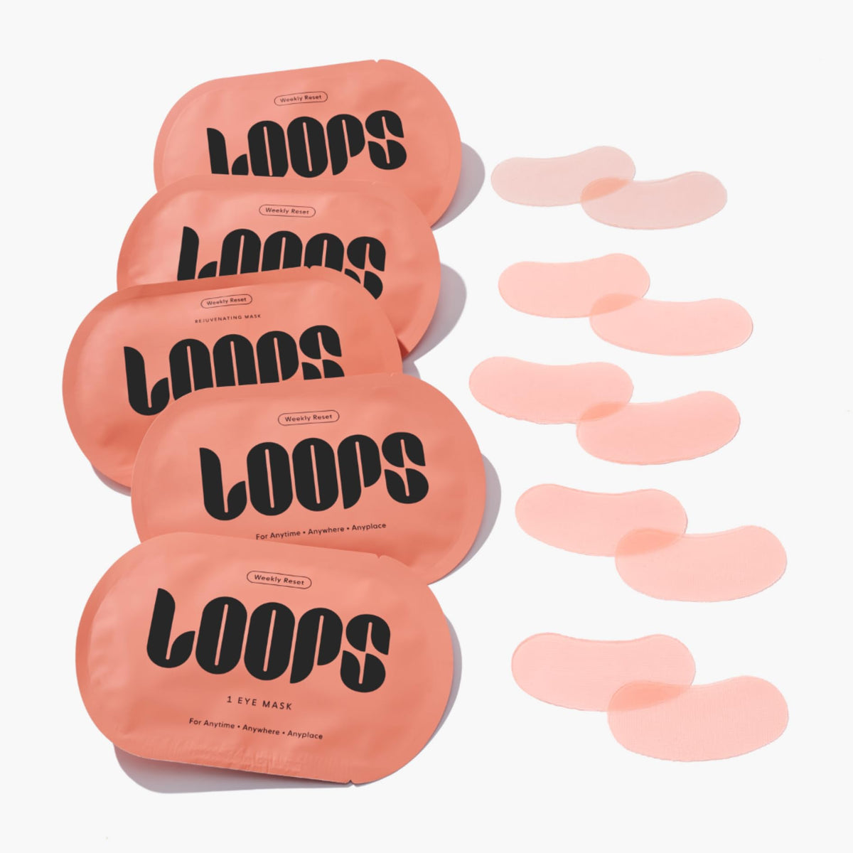 LOOPS Weekly Reset – Rejuvenating Hydrogel Eye Mask Kit (5pc)