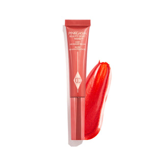 supplement products​Charlotte Tilbury Beauty Light Wand Liquid Highlighter Makeup - Soft-Focus Highlighter & Blush for Cheeks - Pearlescent, Weightless Radiant Finish - Pinkgasm Sunset - JerryCherryUSA