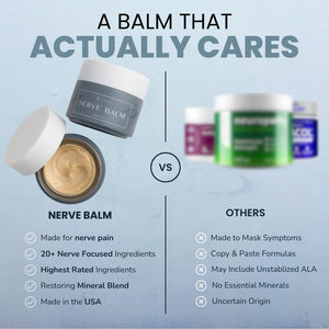 Lune Nerve Balm – Neuropathy Cream for Burning, Tingling & Numbness in Feet & Hands | Natural Nerve Pain Relief Cream with Arnica, Vitamin B6 & Magnesium | 3.4 oz LuneBuy Supplements Australia