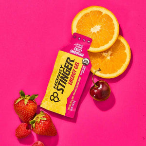 Honey Stinger Organic Fruit Smoothie Energy Gel, Gluten Free & Caffeine Free, for Exercise, Running and Performance, Sports Nutrition for Home & Gym,