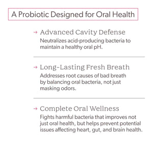 SuperTeeth Oral Probiotics for Mouth Bad Breath & Cavities, Oral Defense Dental Probiotic to Support Healthy Teeth & Gums, Lactobacillus Reuteri Chewable
