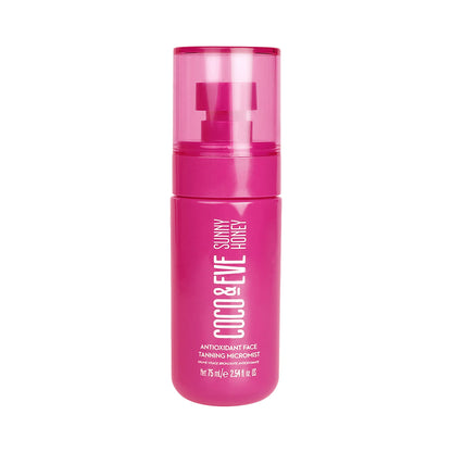 Coco & Eve Face Tanning Micromist - Sunless Facial Self Tanner Ultra Fine Mist for Face