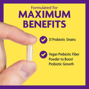 InnovixLabs Probiotic & Magnesium Bundle Multi-Strain Probiotic (60 Time-Release Capsules) Advanced Magnesium (150 Time-Release Capsules). Helps Support Immune and Gut Health. *