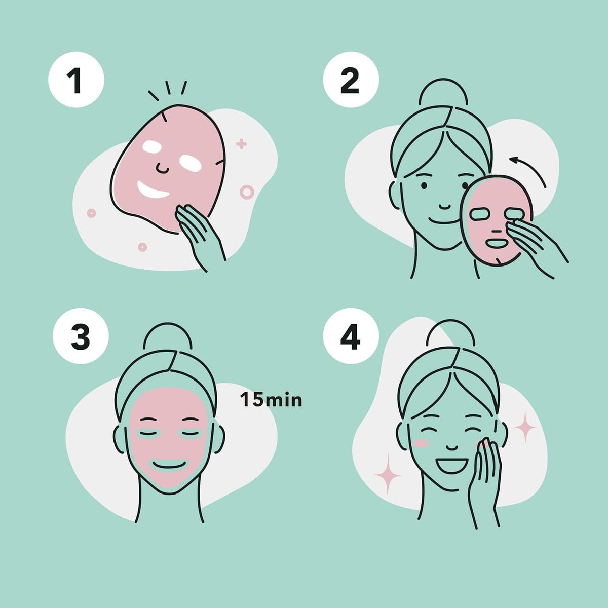 supplement products​Celavi Essence Facial Sheet Face Mask Variety Set Classic Authentic Korean Moisturizing Skincare (12-Packs) - JerryCherryUSA