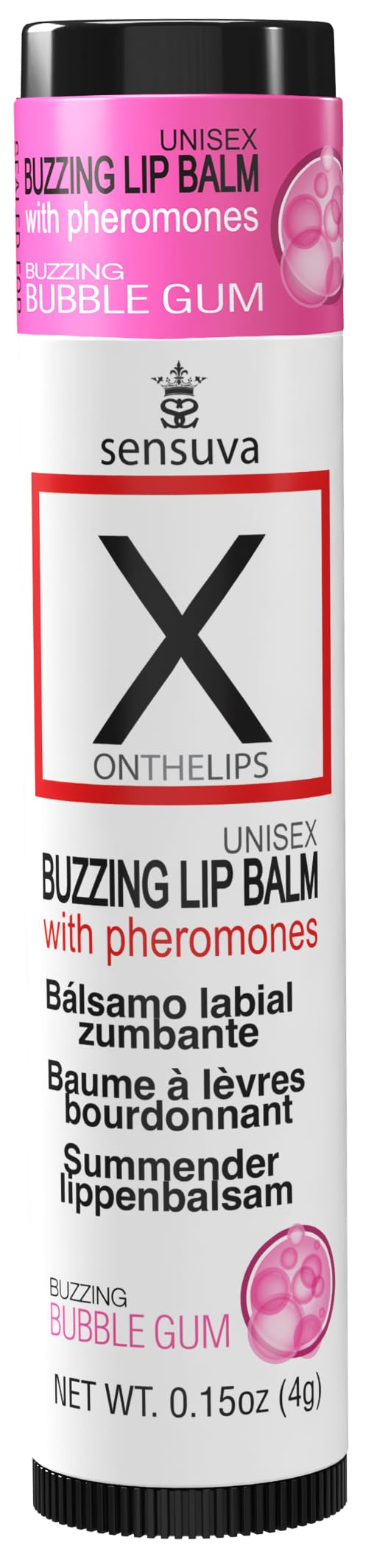 X on the Lips Balm | Bubblegum | .15 oz.