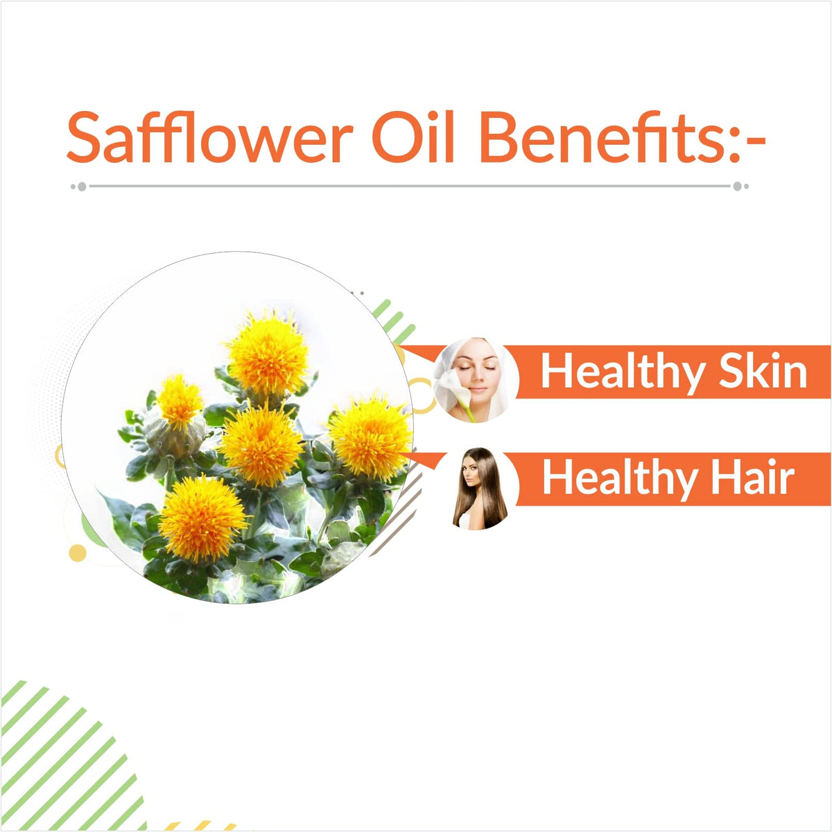 Crysalis Safflower (Carthamus Tinctorius) Oil - 0.51 Fl Oz (15ml)