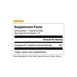 supplement products​Momentous Creatine Lemon Monohydrate Powder - Creatine Powder - Supports Strength, Lean Muscle, & Recovery for Men & Women - NSF Certified for Sport - 6.49 g per Serving - 15 Servings - JerryCherryUSA