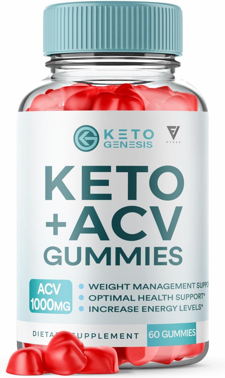 Keto Genesis Keto ACV Gummies Advanced Weight Loss, Ketogenesis Keto + ACV 1000MG 