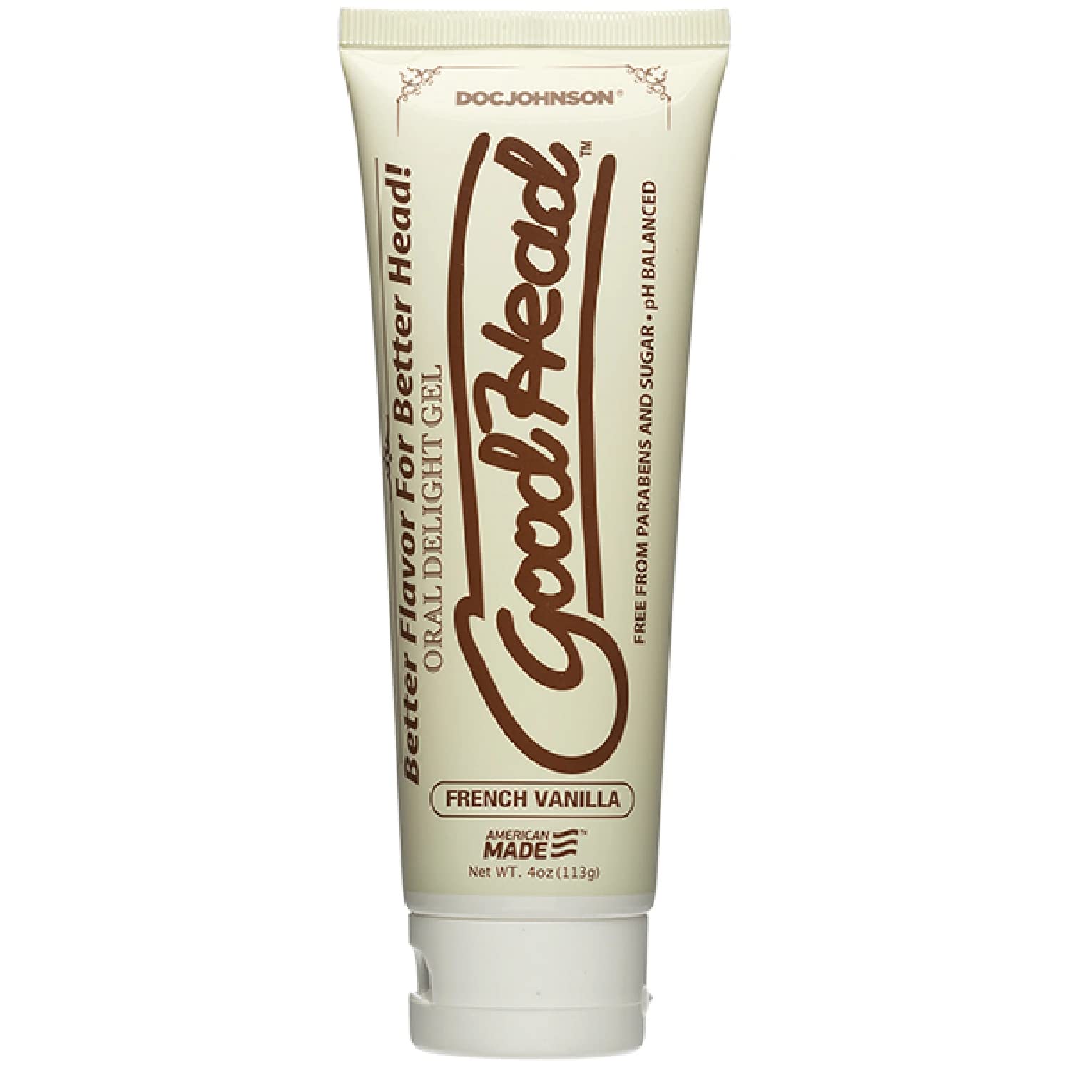 Doc Johnson GoodHead - Oral Delight Gel - French Vanilla (4 oz./113g) (Without Retail Box)