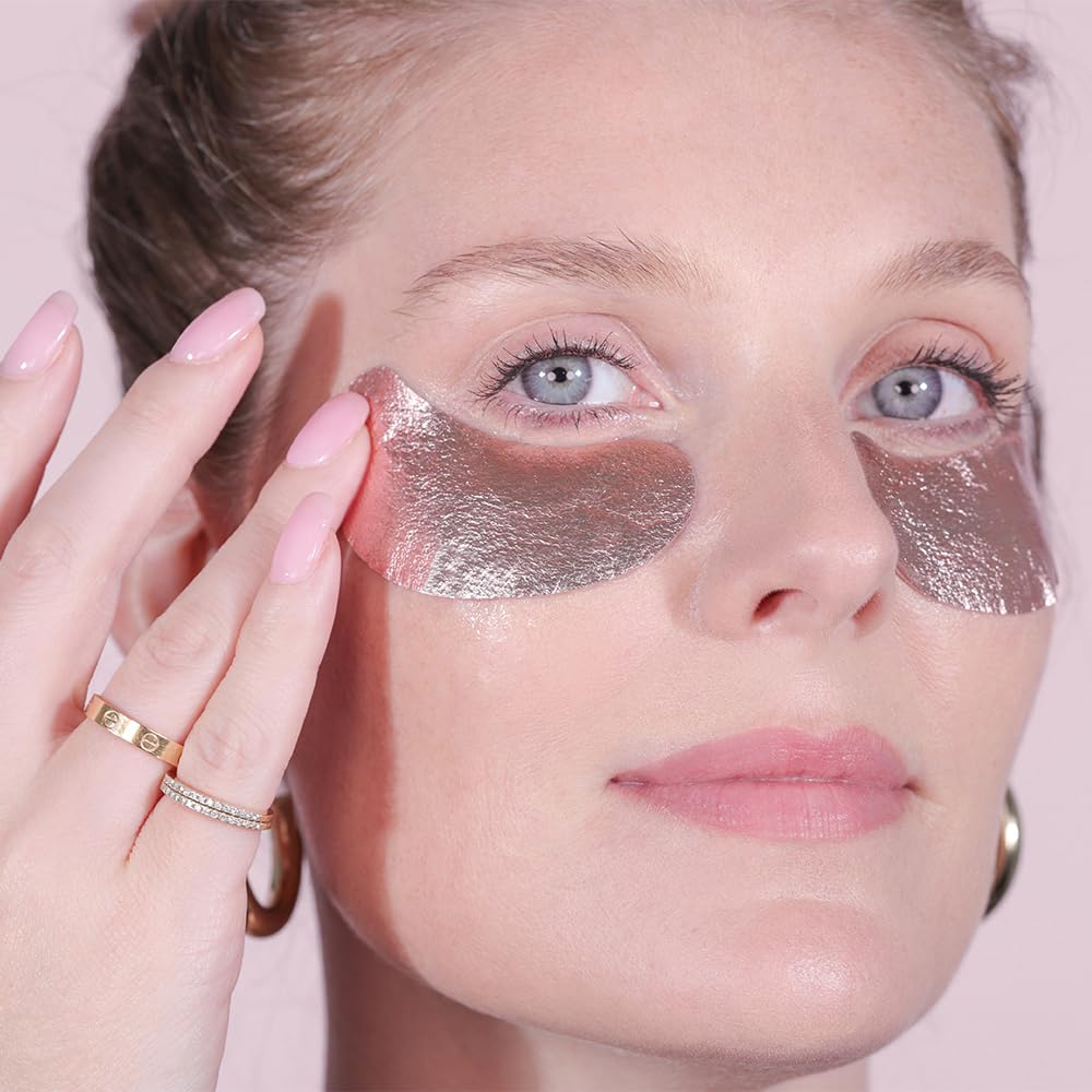 Wander Beauty Baggage Claim Eye Masks - Rose Gold & Gold Foil (2 Pack)