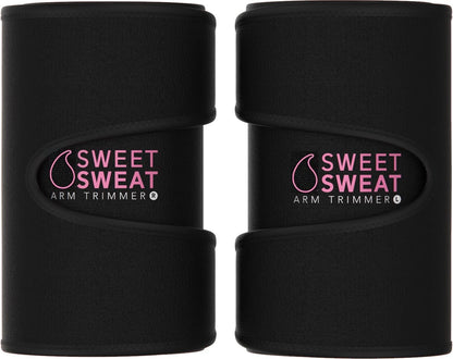 Sports Research Sweet Sweat Arm Trimmers - Premium Sweat-Enhancing Arm Wraps for Women & Men - 3 Adjustable Sizes