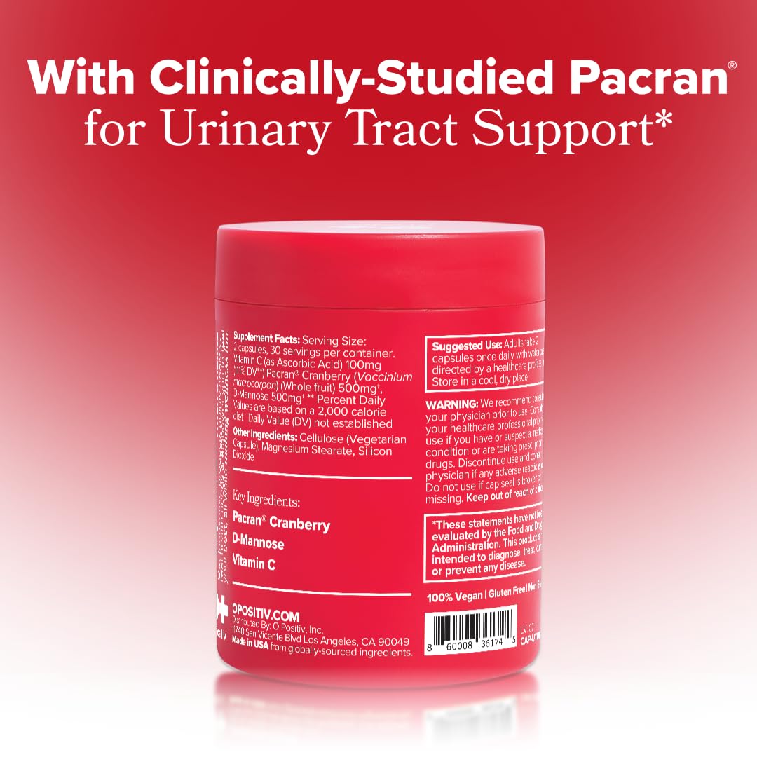 URO Urinary Tract Health Supplement with Pacran Cranberry - 30-Day Supply