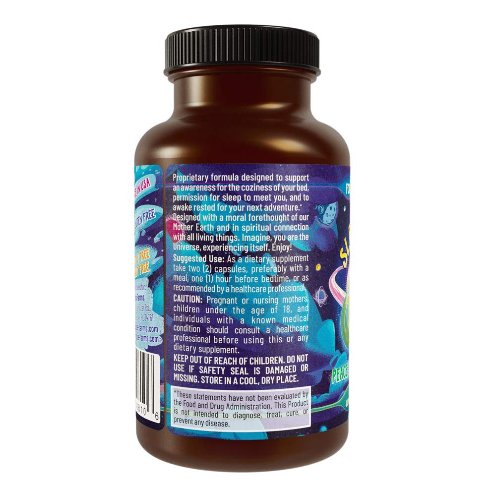 Melatonin Free Natural Sleep Aid Supplement Peace, Love, and ZZZs