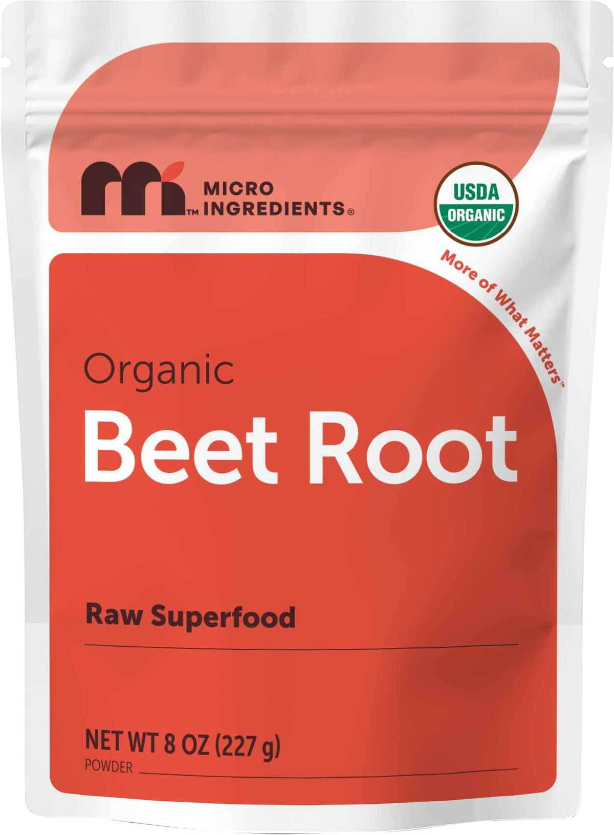 Micro Ingredients Organic Beet Root Powder, 4lb (64 oz) - Nitric Oxide Supplement, Water Soluble, Highly Concentrated Raw Beet Supplement, Superfood Drink Mix, Non-GMO, Plant Based