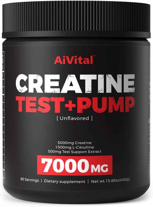 AiVital Creatine Gummies for Women with Creatine Powder for Men 5000mg