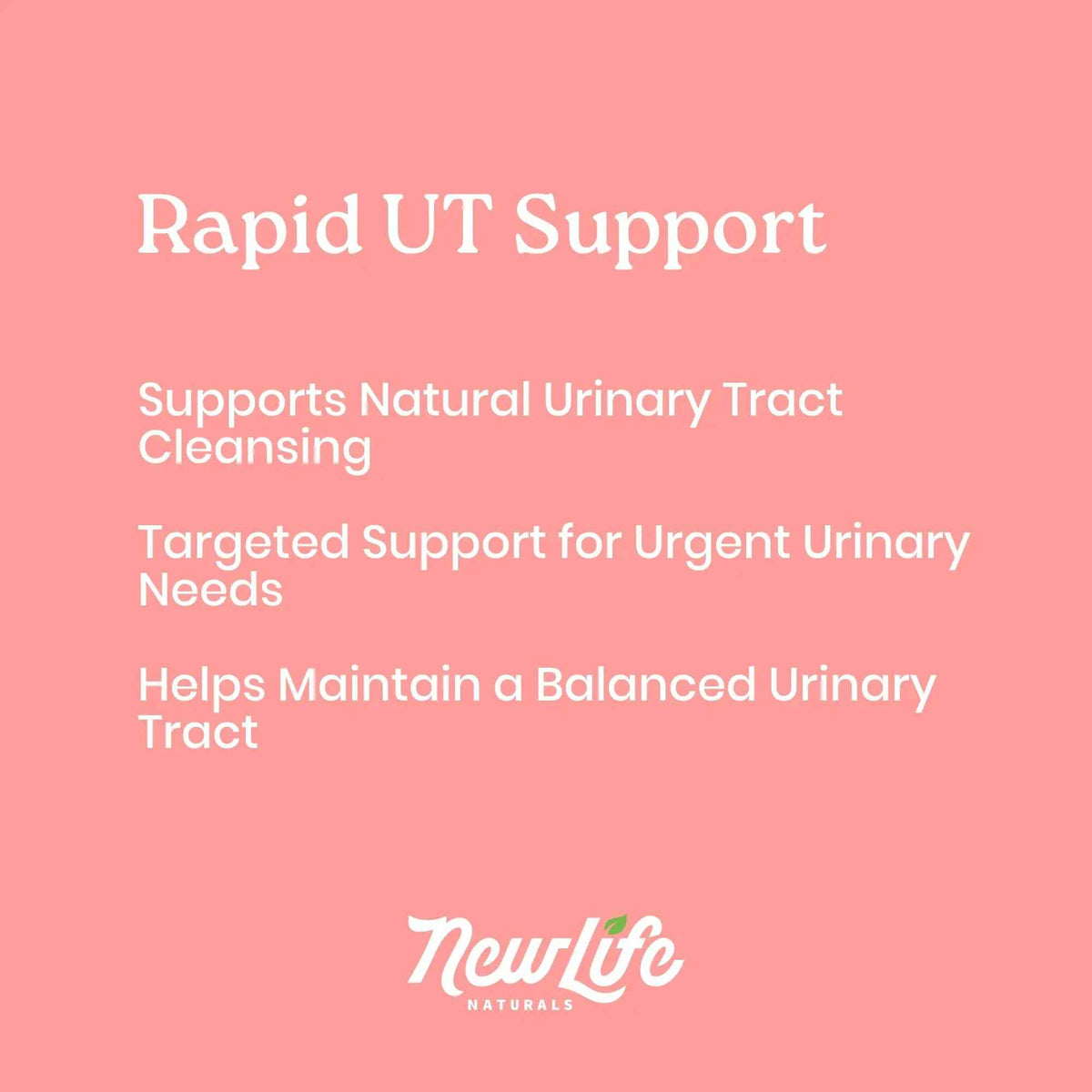 NewLife Naturals UT Revive with D Mannose Powder - UT Support for Urgency, Natural Urinary Tract Health for Women - with Cranberry, Blueberry & Botanicals - Short Term Potent Formula - 10 Servings