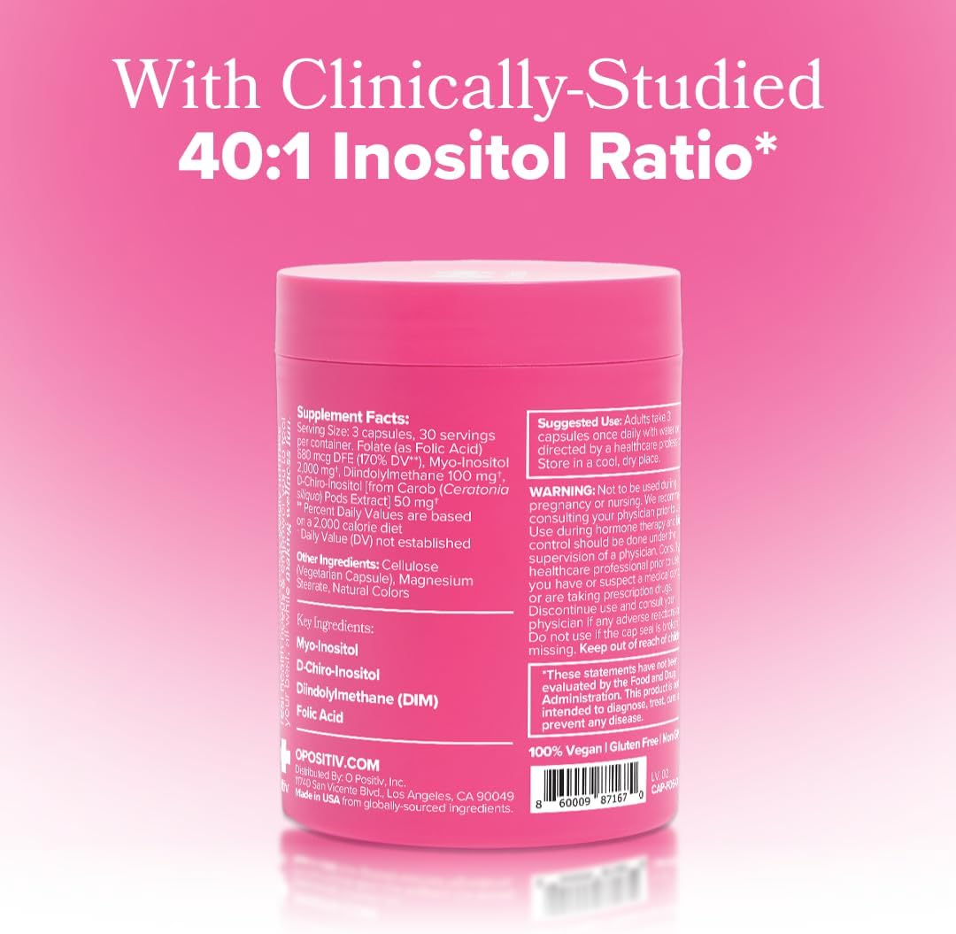 FLO Ovarian for Cycle Regularity - Myo & D-Chiro Inositol - 30-Day Supply