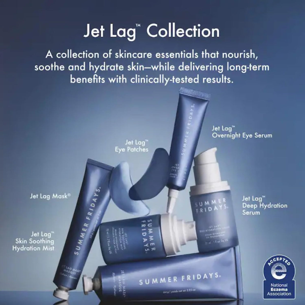 Summer Fridays Jet Lag Under Eye Patches - Hydrating & Depuffing (6 Pairs)