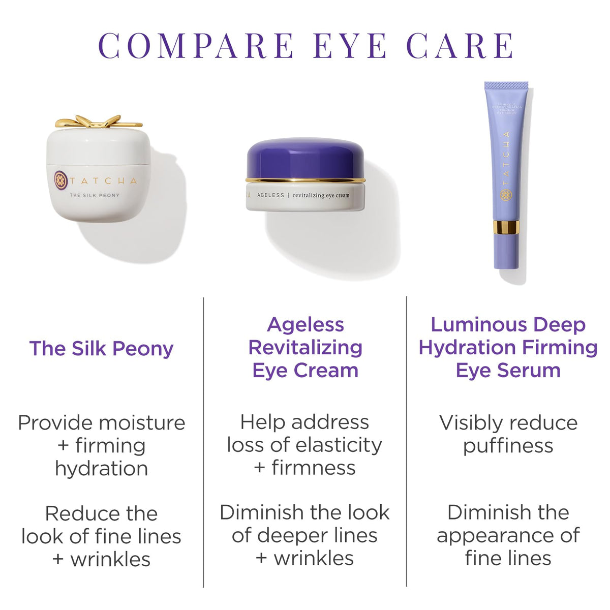 TATCHA The Silk Peony Melting Under Eye Cream - Hydrating & Smoothing (15ml)