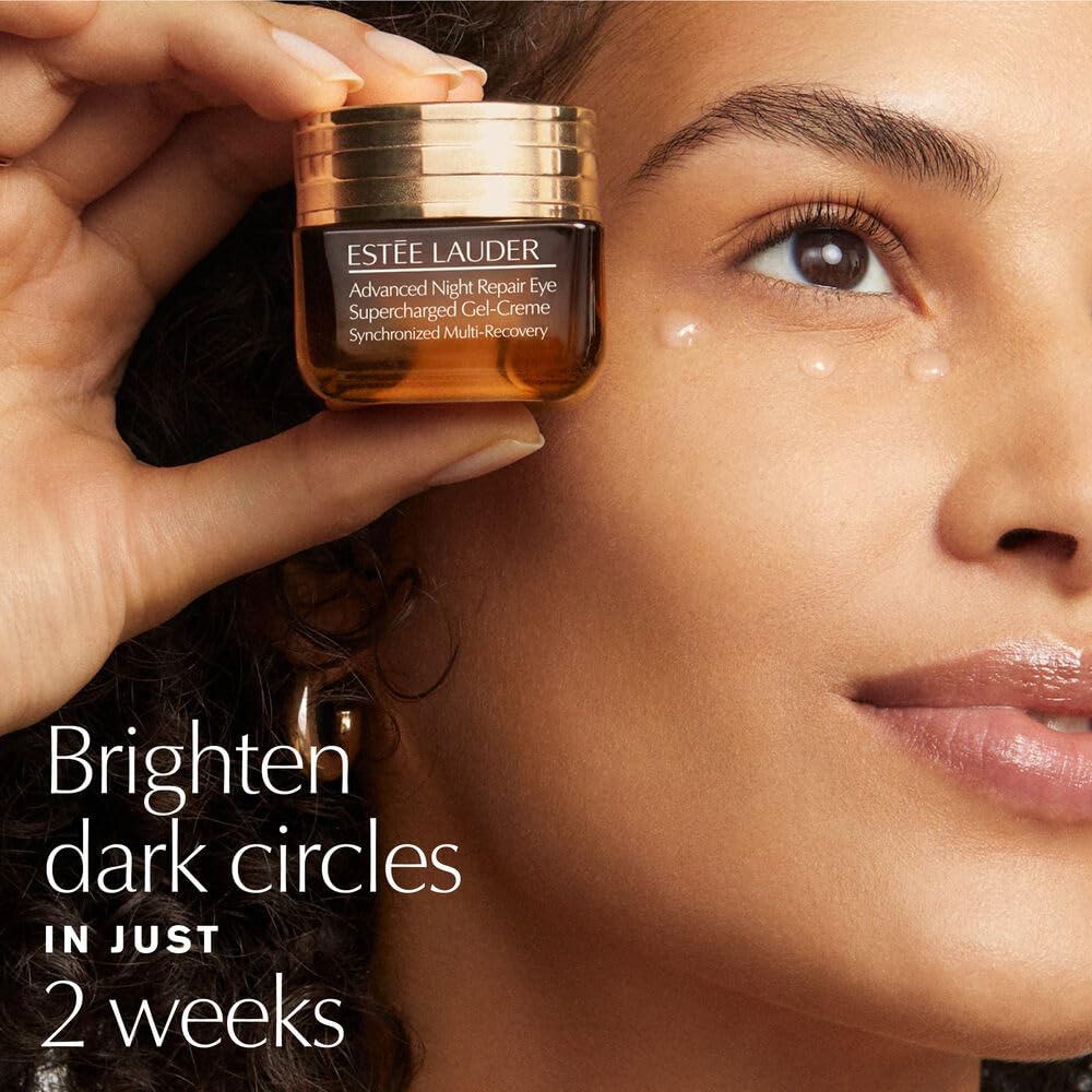 Estée Lauder Advanced Night Repair Eye Supercharged Gel-Cream – Multi-Recovery Under Eye Cream for Dark Circles & Puffiness (0.5 Fl Oz)