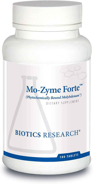 Biotics Research MoZyme Forte Molybdenum 150 mcg, Liver Support, Detoxification, Essential Trace Element, Healthy Metabolism, Antioxidant Support 100 Tablets