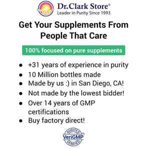 Dr. Clark Inulin Powder (FOS) - Prebiotic Soluble Fiber for Gut Health, 300g - Supports Digestive Health & Regularity