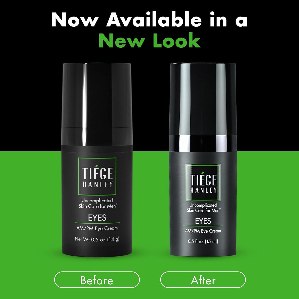 Tiege Hanley Eye Cream for Men - Anti-Aging & Dark Circles (2 Pack)
