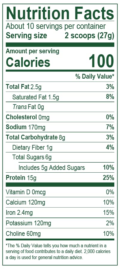 Vega Protein Made Simple, Dark Chocolate - Stevia Free Vegan Protein Powder