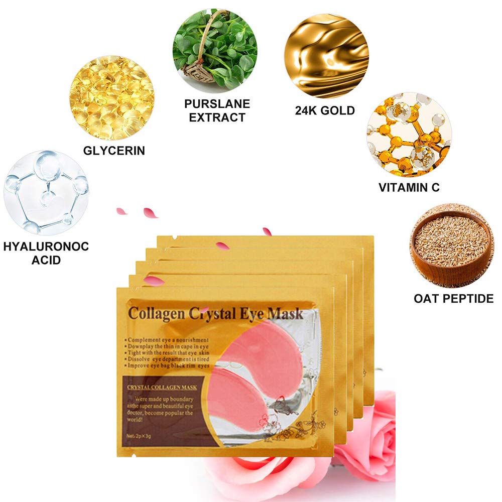 Felico Pink Collagen Under Eye Patches (30 PCS)