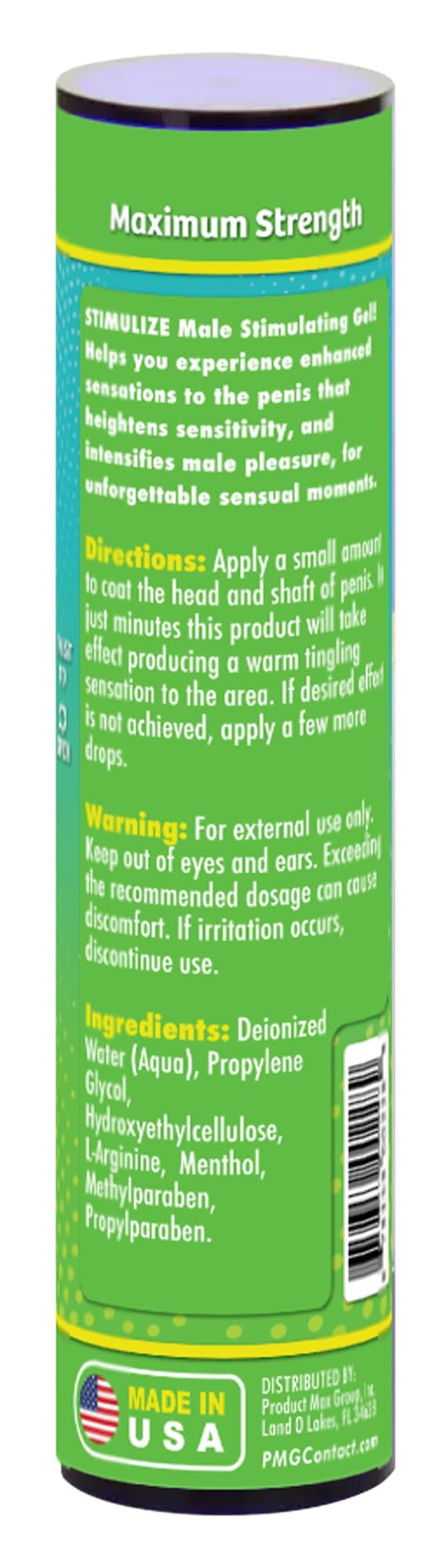 Stimulize for Men, Stimulating Arousal Gel 0.5 fl oz Sensitivity Enhancer