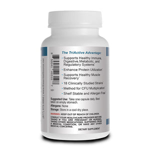 Essential Source TriActive Biotics for Men - Probiotic Capsules, 30 Billion CFU with Prebiotics & Blue Spirulina, Shelf Stable, Allergen Free, Digestive & Immune Support, 30 Count Essential Source buy supplements Au