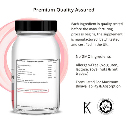 Advanced Marine Collagen Support, specifically Designed to Support Skin