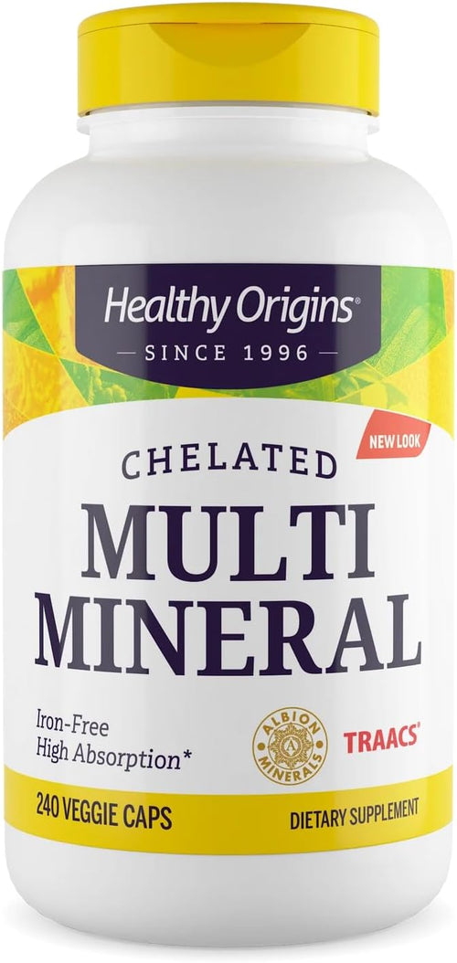 Healthy Origins Chelated Multi Mineral, Albion TRAACS, 240 Caps