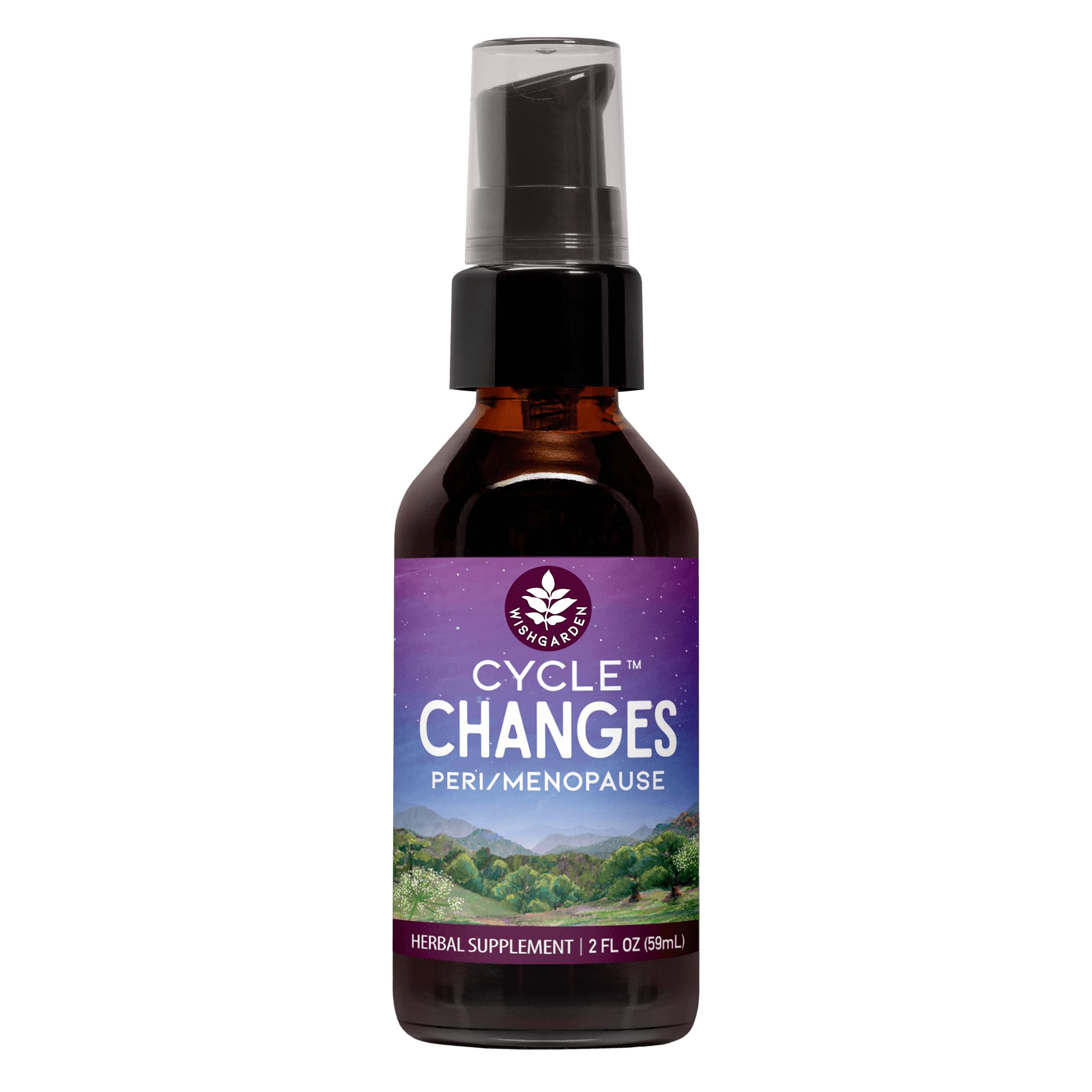 WishGarden Herbs Cycle Changes Herbal Menopause Support - Plant-Based Supplement w/Black Cohosh