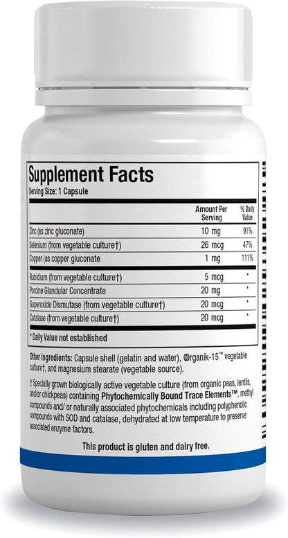 BIOTICS RESEARCH GTA-Forte - Endocrine Glands Support, Promotes Optimal Hormonal Balance, Contains Porcine Glandular, Phytochemically Bound Trace Elements Zinc, Selenium, Copper, Rubidium 90 Caps