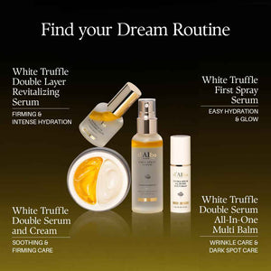 d'alba Piedmont White Truffle Double Serum All-in-one Multi Balm, Stick Balm, Vegan Skincare with Vitamin C and Vegan Collagen, 3-in-1 Anti Wrinkle, Eye Treatment, Dark Spot Remover